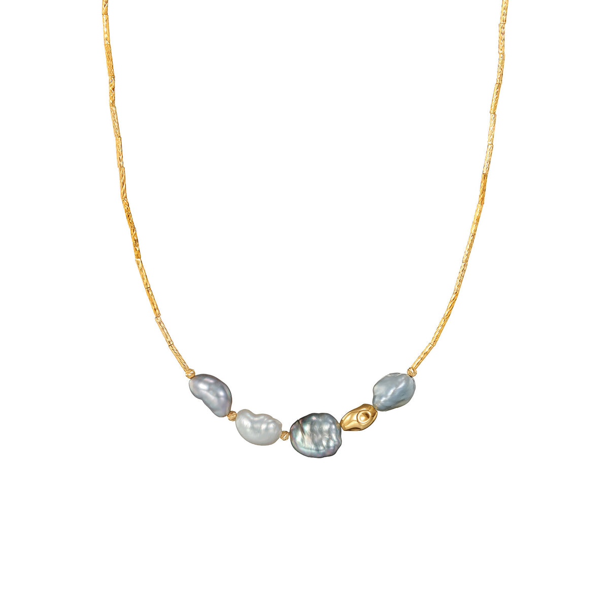 ⭐️South Sea Keshi Pearl Collar Necklace