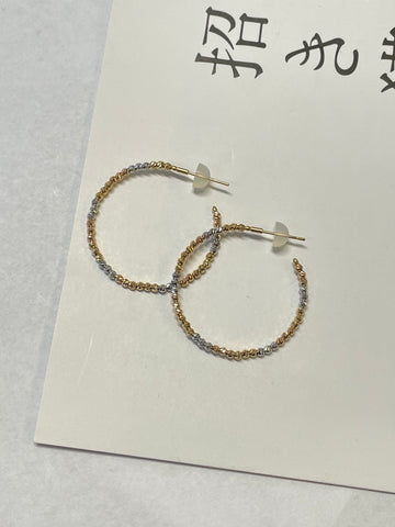 30mm Hoop Earrings In Three Color