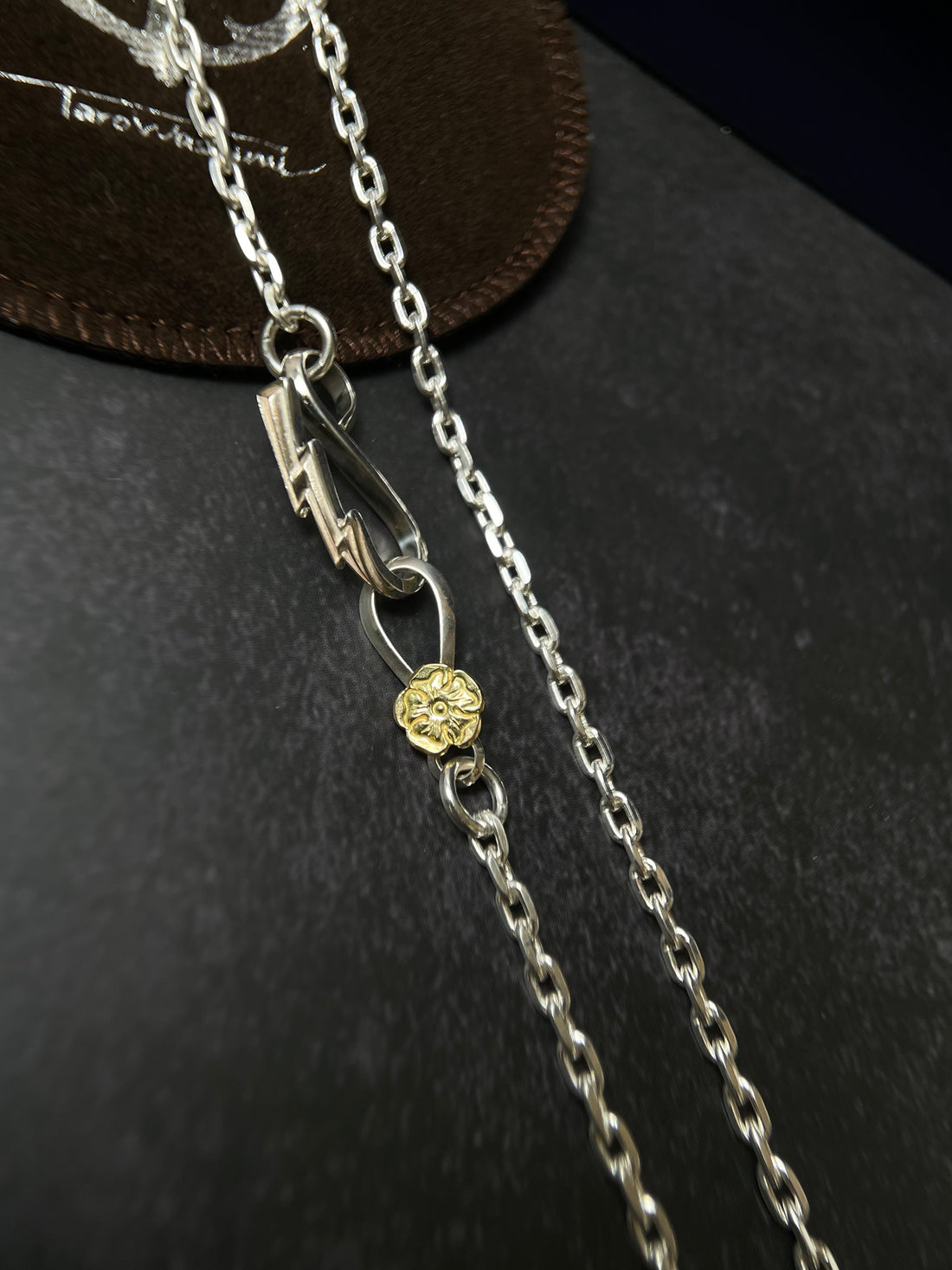 TAROWASHIMI thunder hook custom loop  s k18 flower metal  chain
