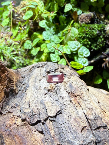 0.96CT Natural Padparadscha Sapphire Gemstone – Emerald Cut