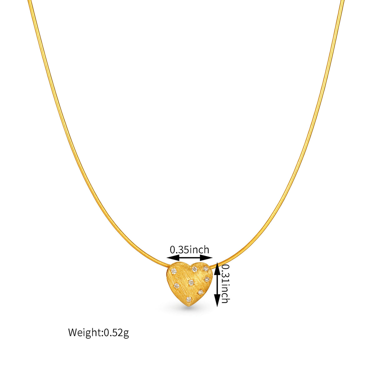 ⭐️18K Heart Pendant (Pendant Only)