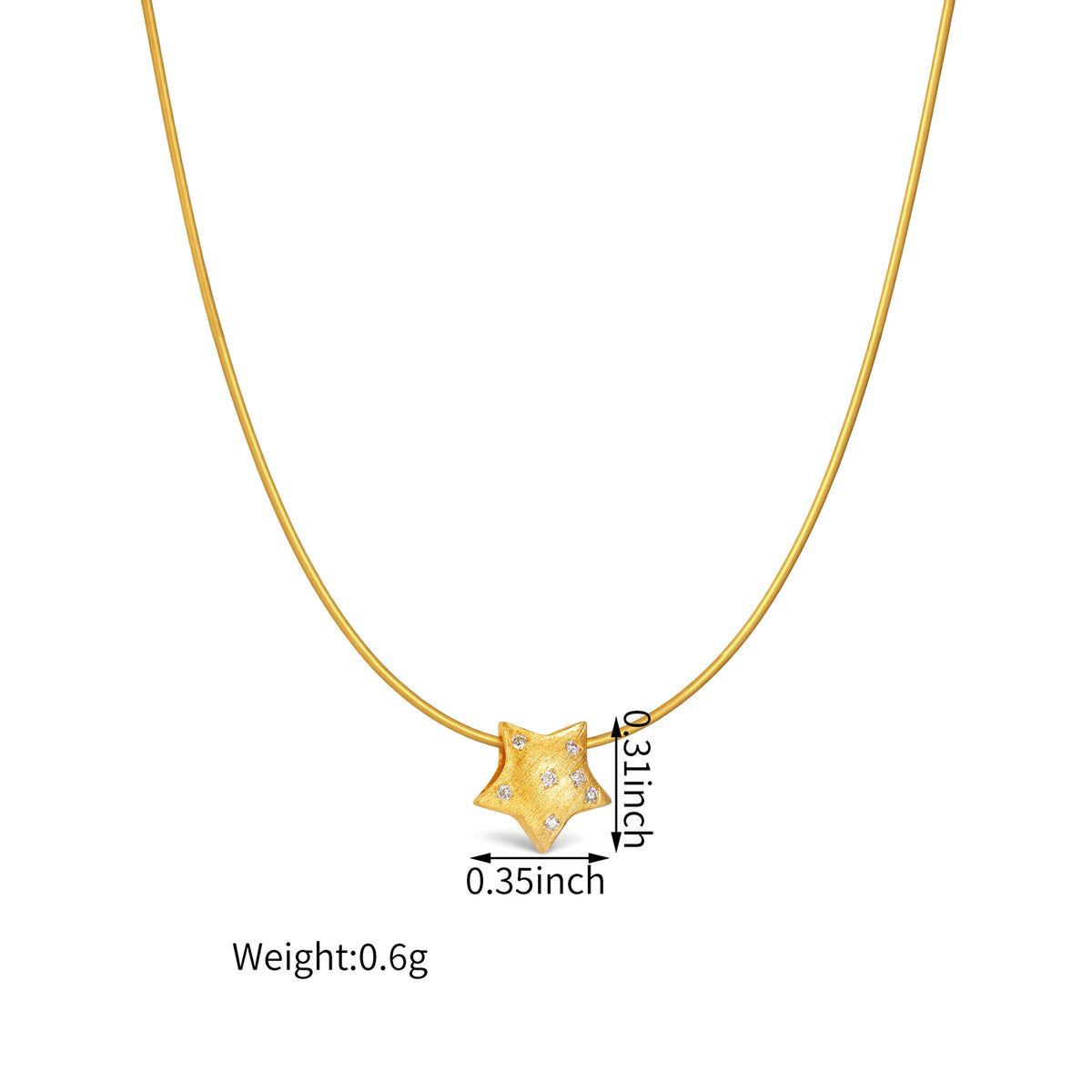 ⭐️18K Star Pendant Charm
