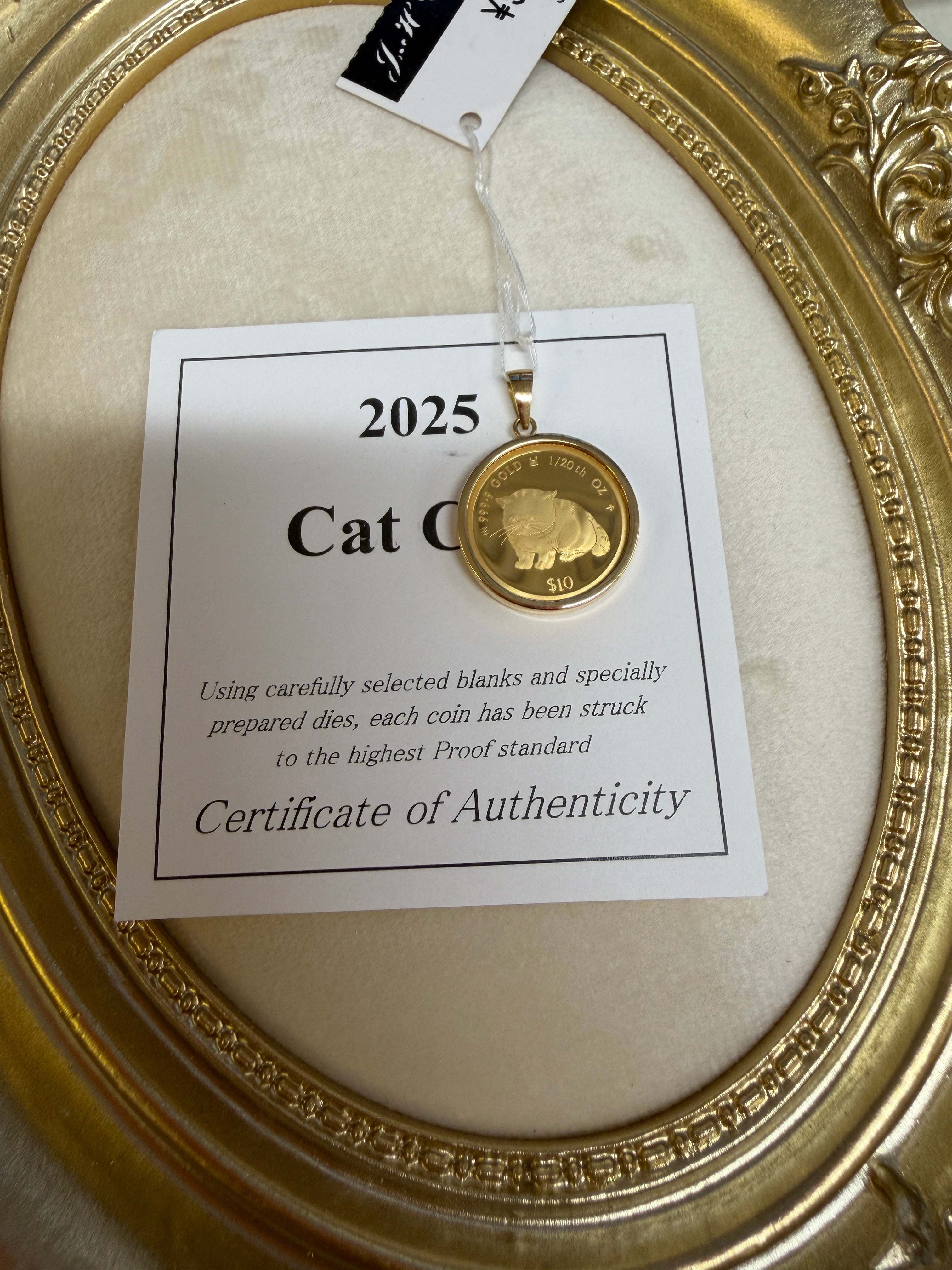 24K+18K Fat Cat Gold Coin