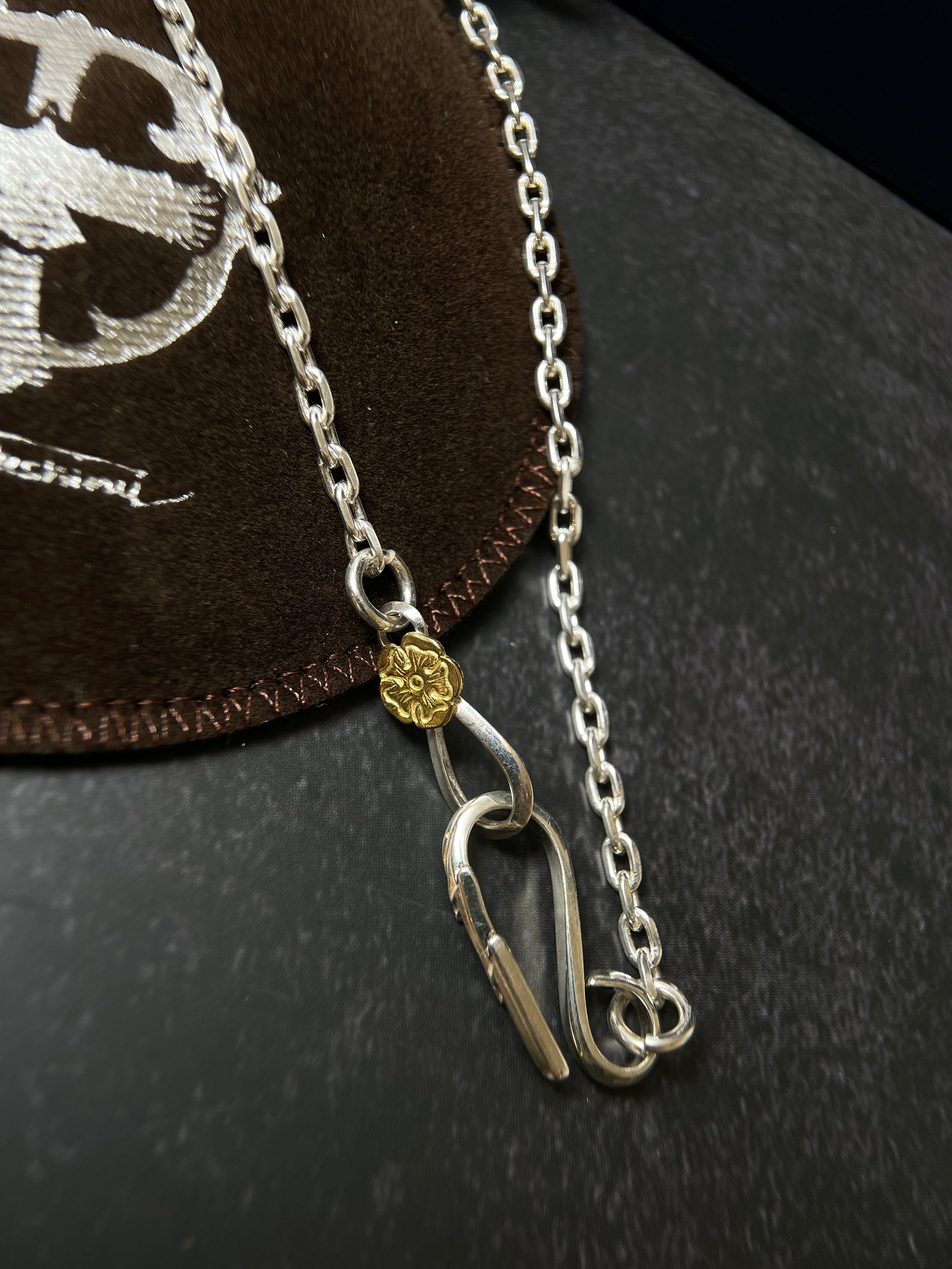 TAROWASHIMI thunder hook custom loop  s k18 flower metal  chain