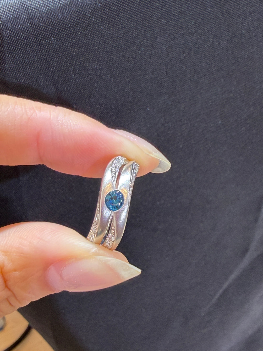 London Blue Topaz Ring