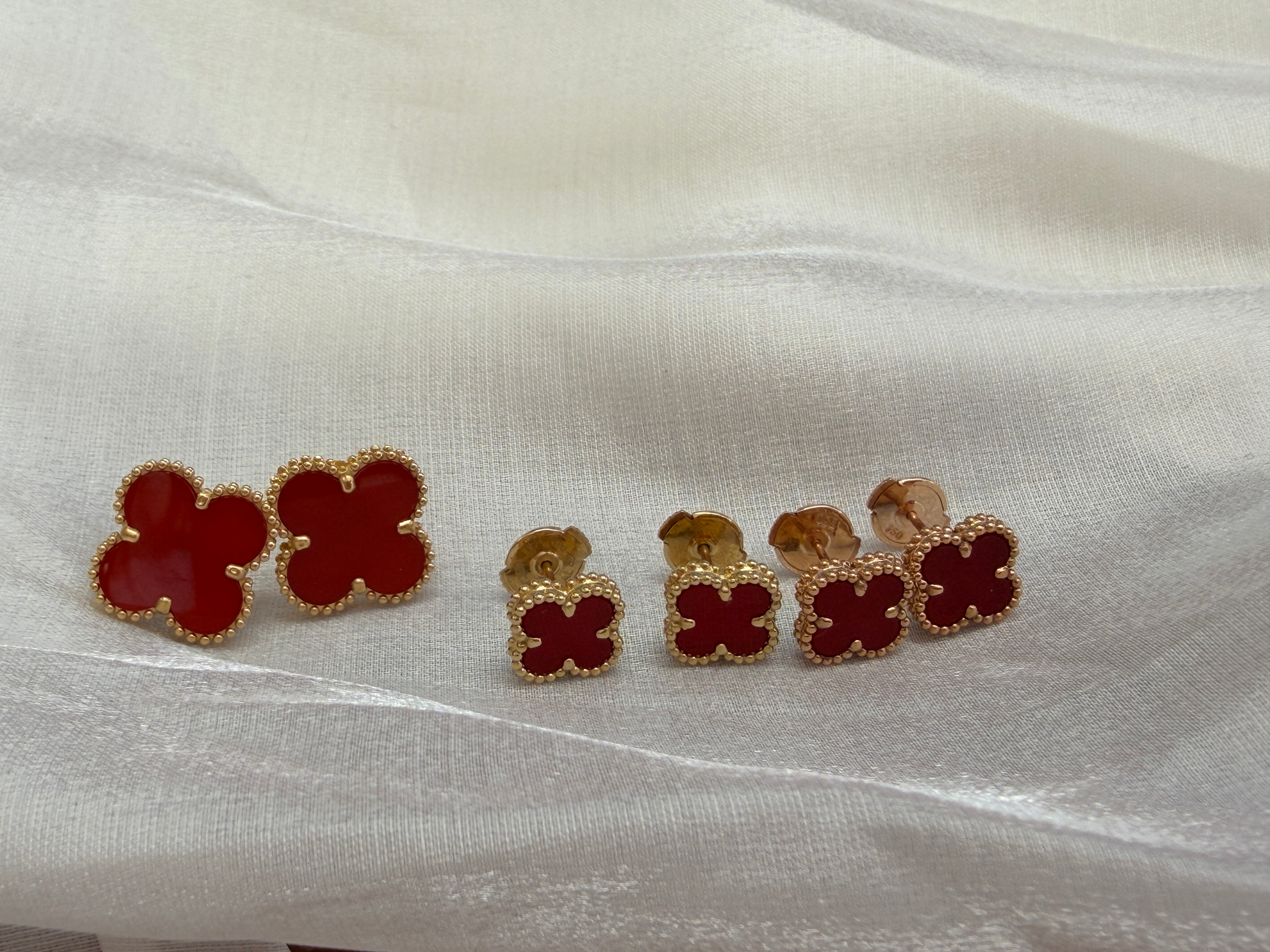 Four-leaf clover Earrings In Medium Size