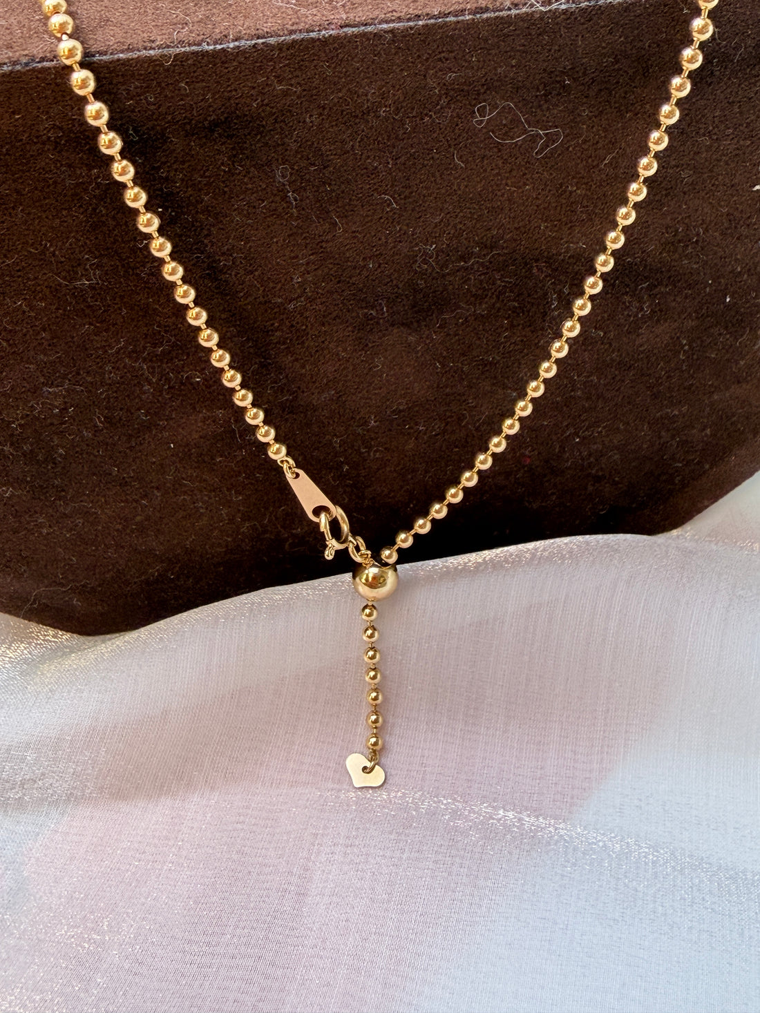 18K Bead Chain Necklace