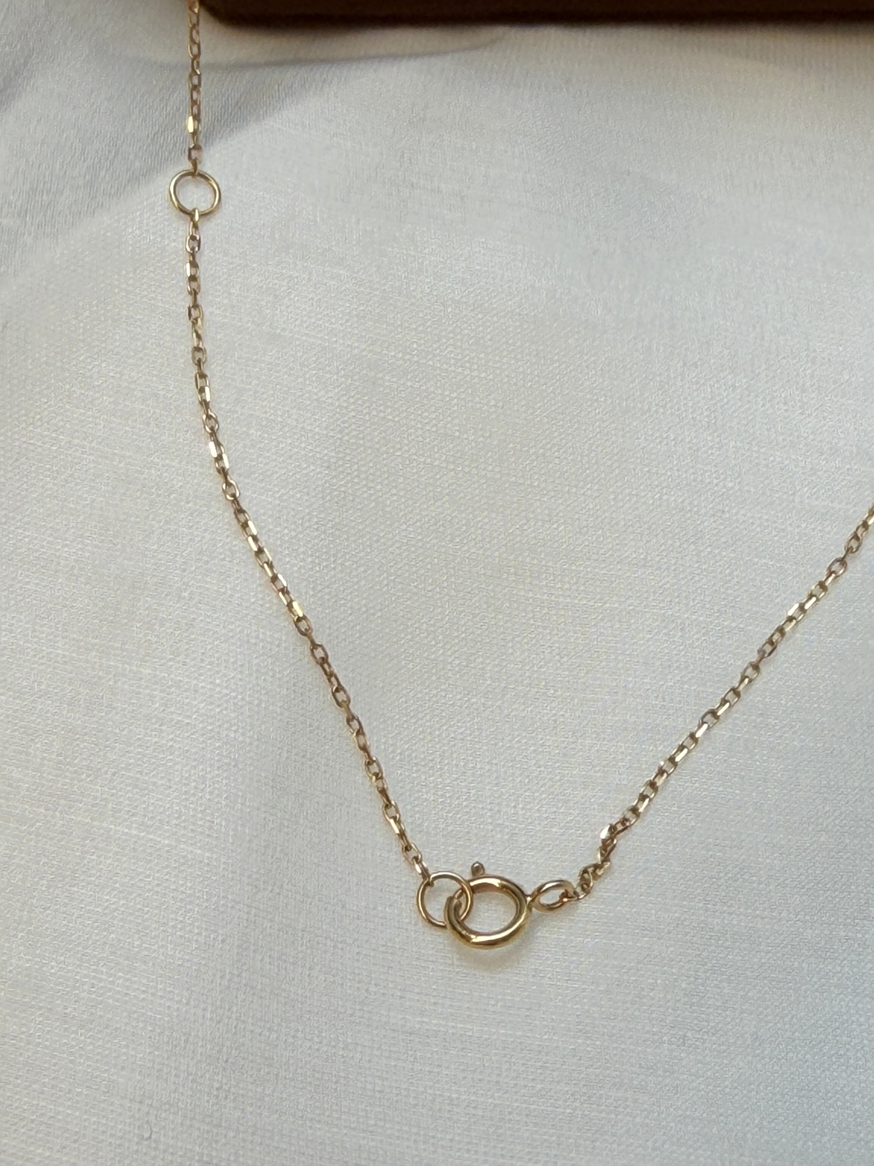 1.08 Carat Oval Lab Grown Diamond Necklace In 14K Yellow Gold