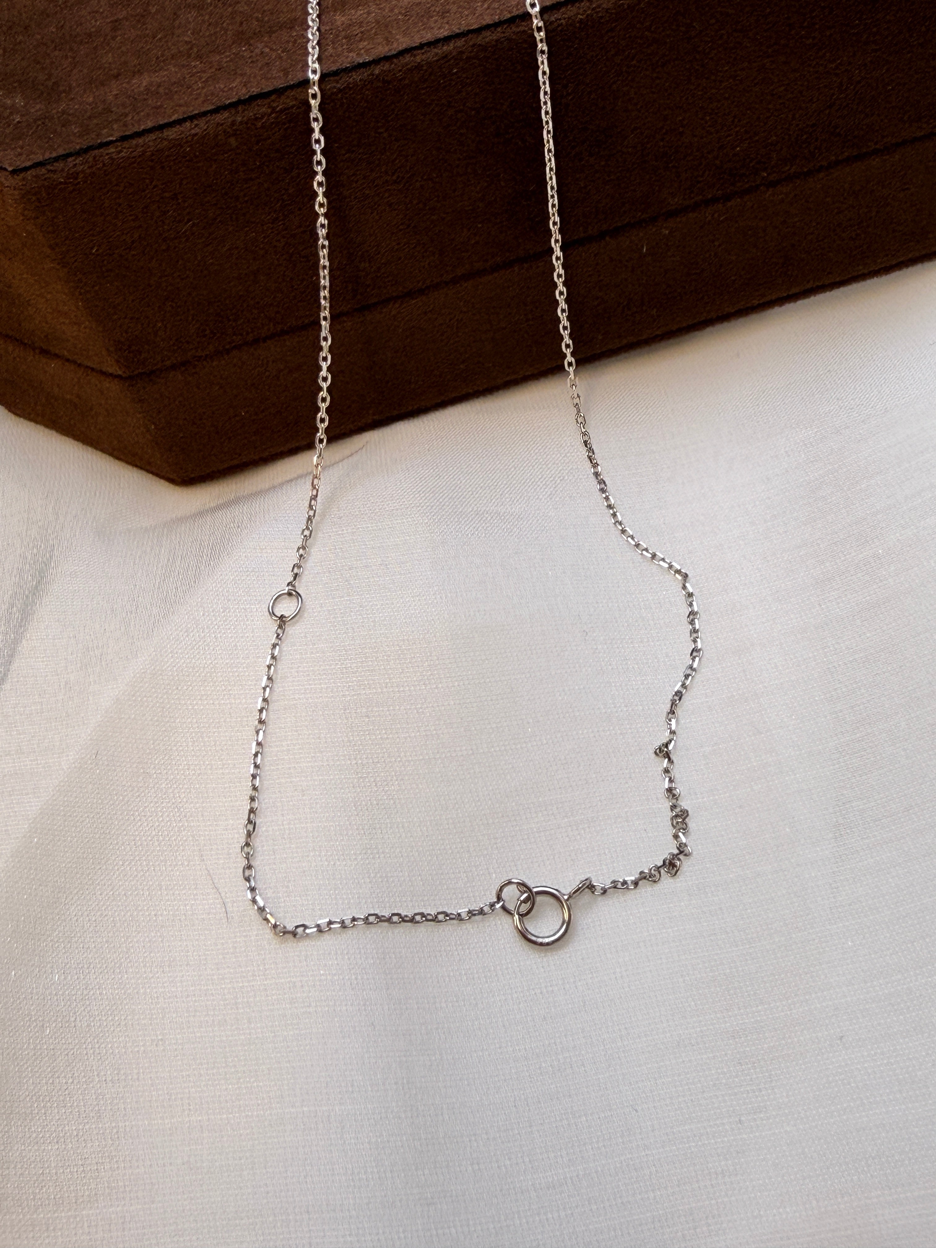 0.72 Carat Lab Grown Diamond Cross-shaped Necklace In 14K White Gold