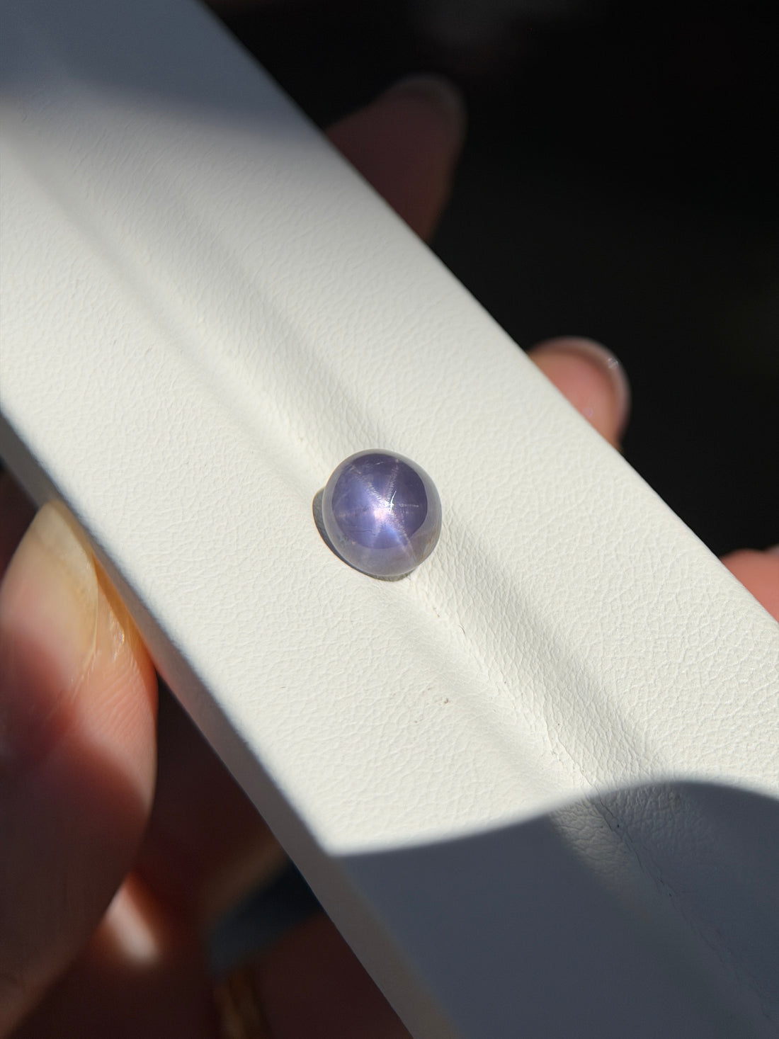Natural Purple Star Sapphire Pair | Oval Cabochon Gemstones (Unheated Untreated)
