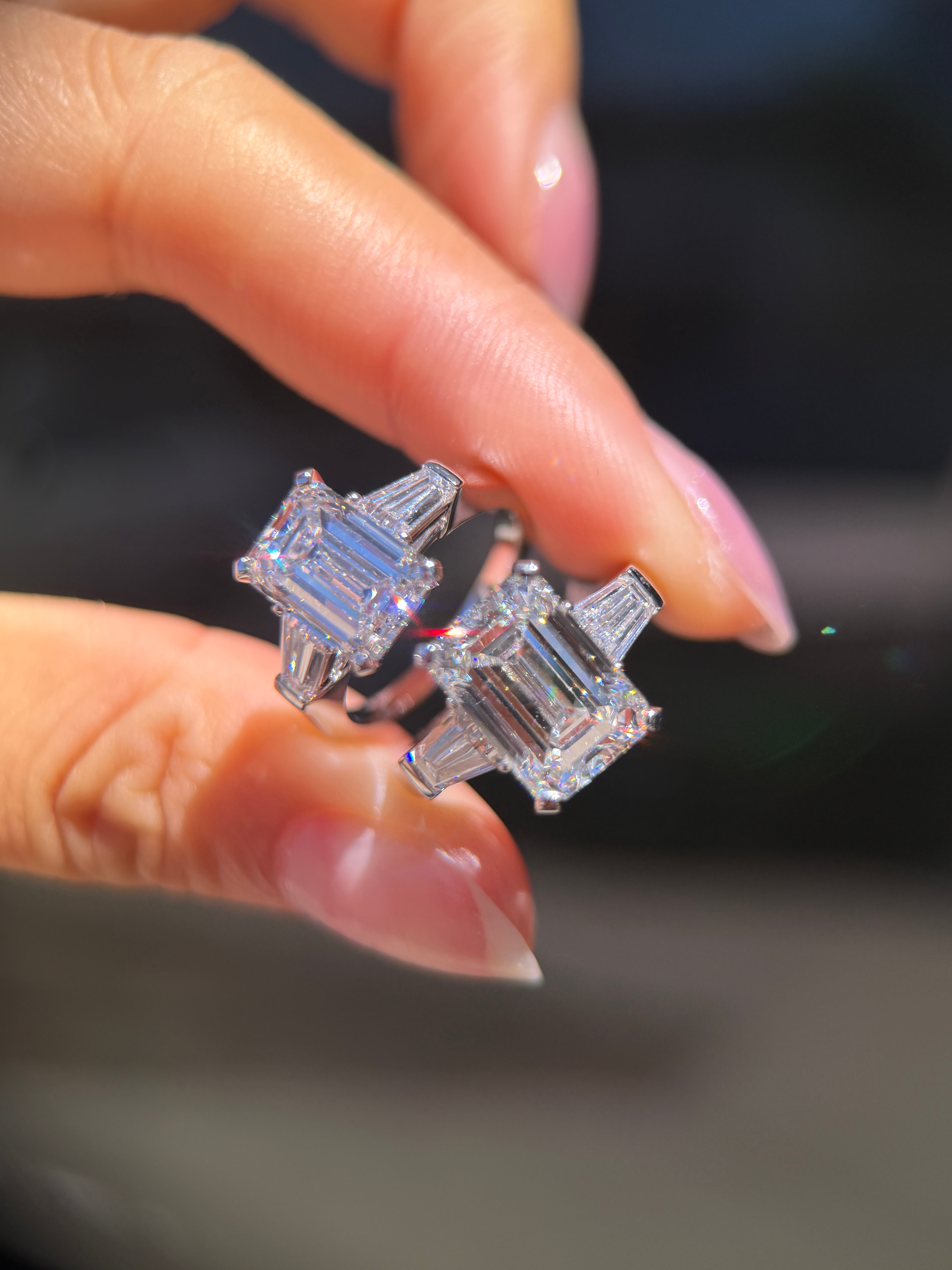⭐️Certified Lab‑Grown Diamond Three‑Stone Ring 14 Gold