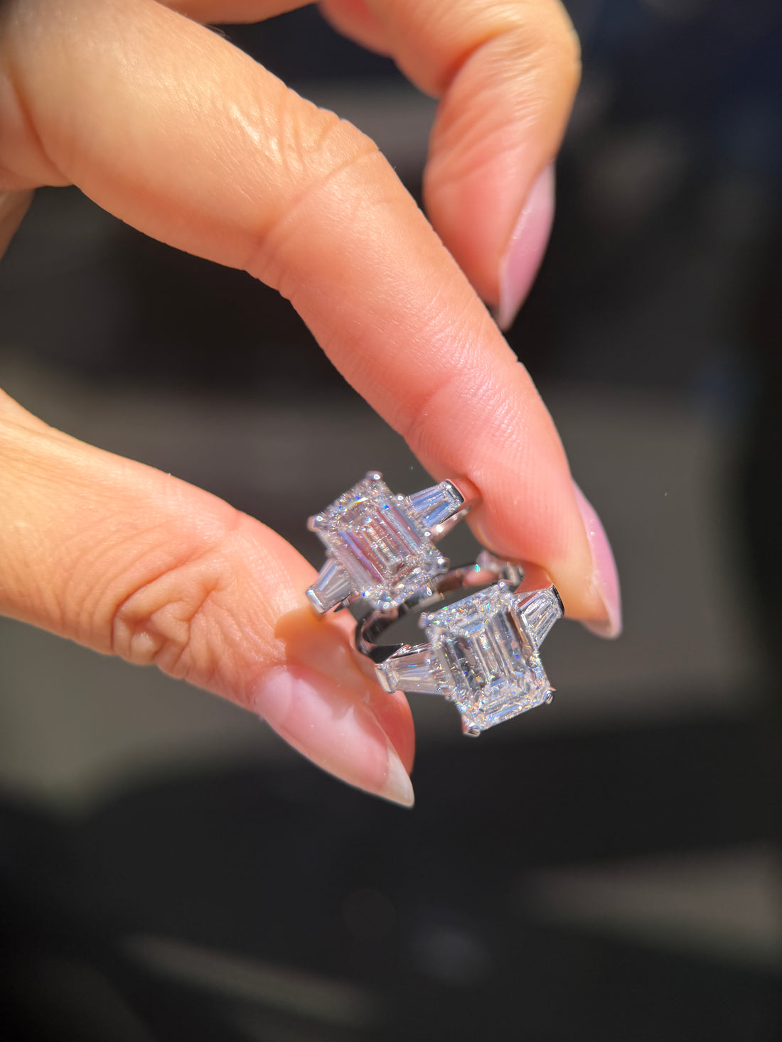 ⭐️Certified Lab‑Grown Diamond Three‑Stone Ring 14 Gold