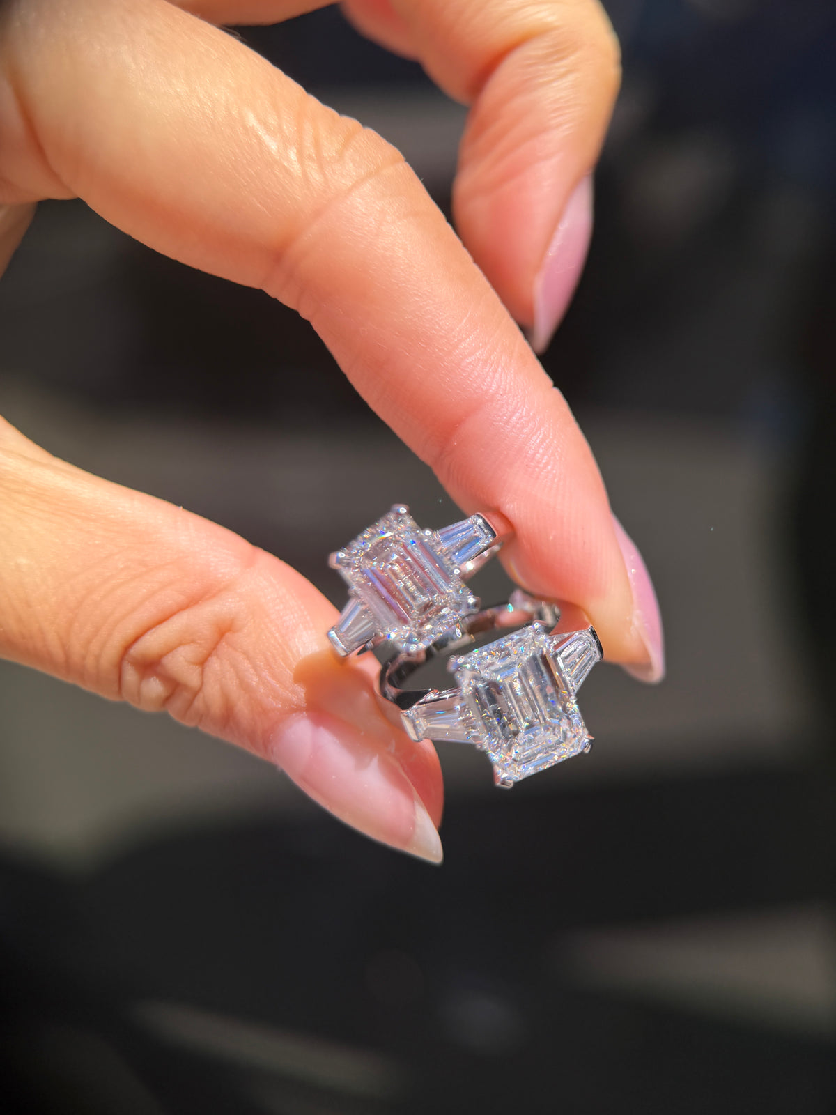 ⭐️Certified Lab‑Grown Diamond Three‑Stone Ring 14 Gold