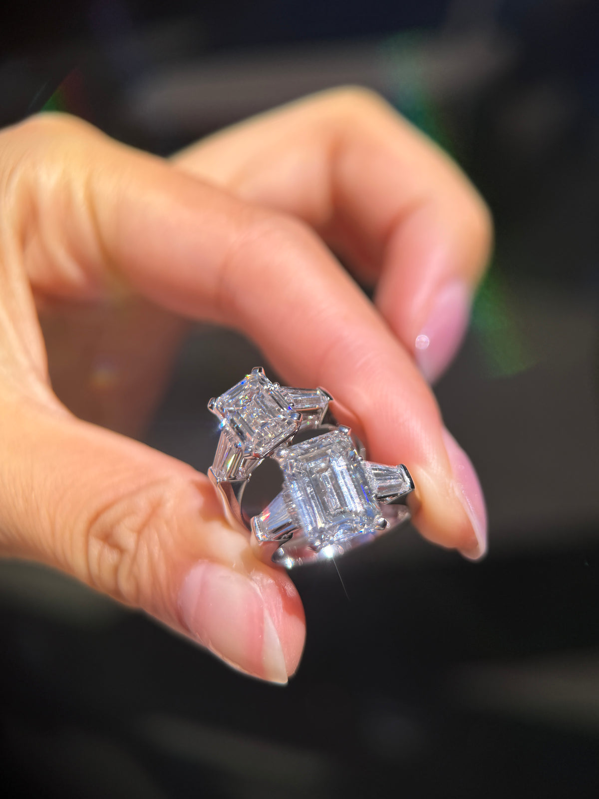 ⭐️Certified Lab‑Grown Diamond Three‑Stone Ring 14 Gold