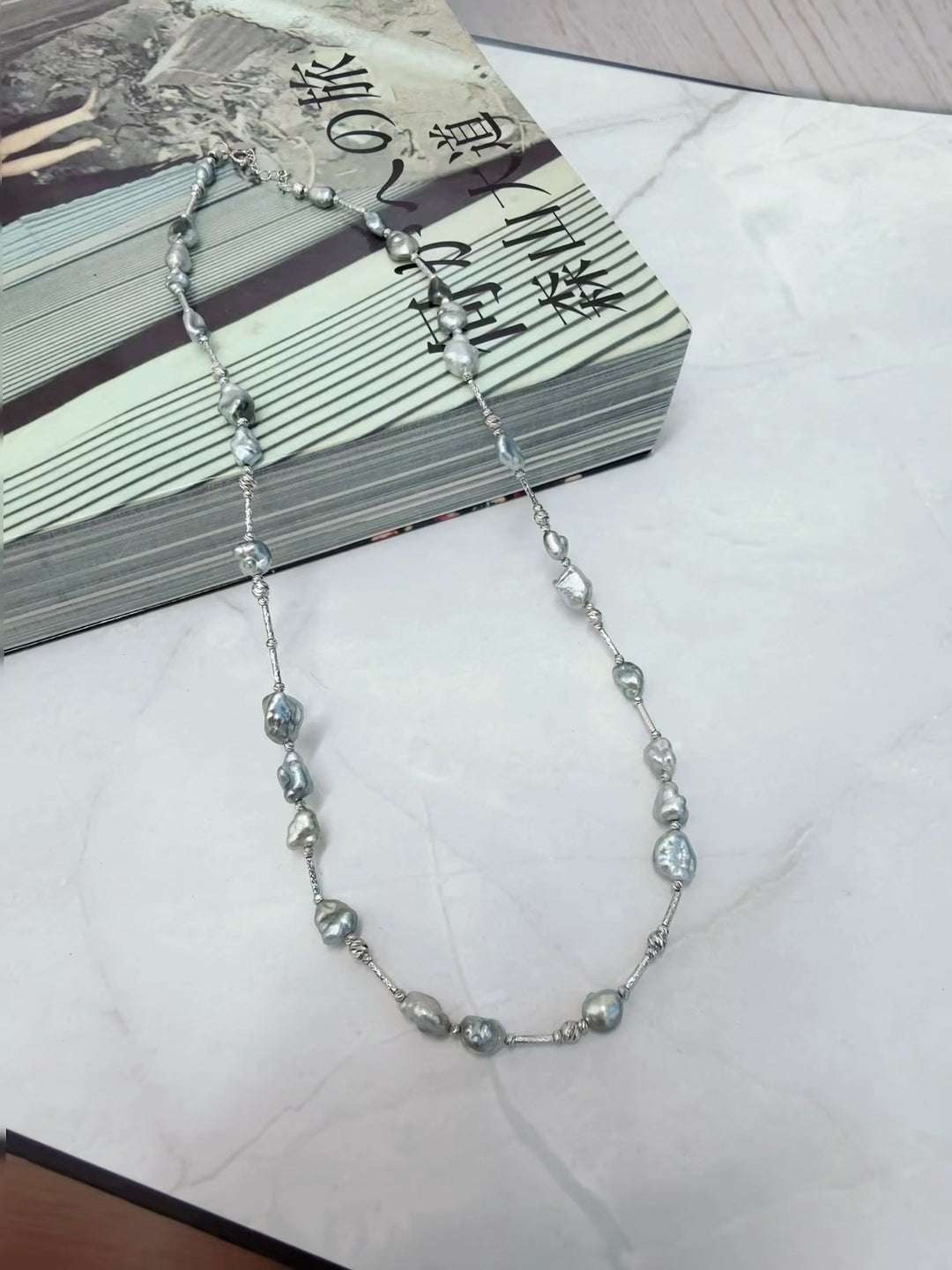 Tahitian Keshi Neckalce