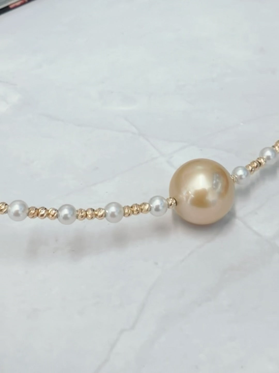 South Sea Golden Pearl  Collar Necklace