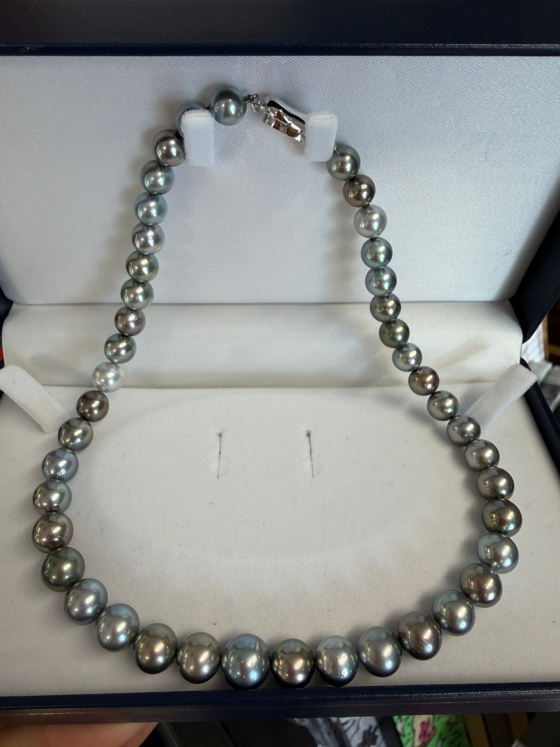 8.6–11.2mm Tahitian Pearl Necklace, 17”