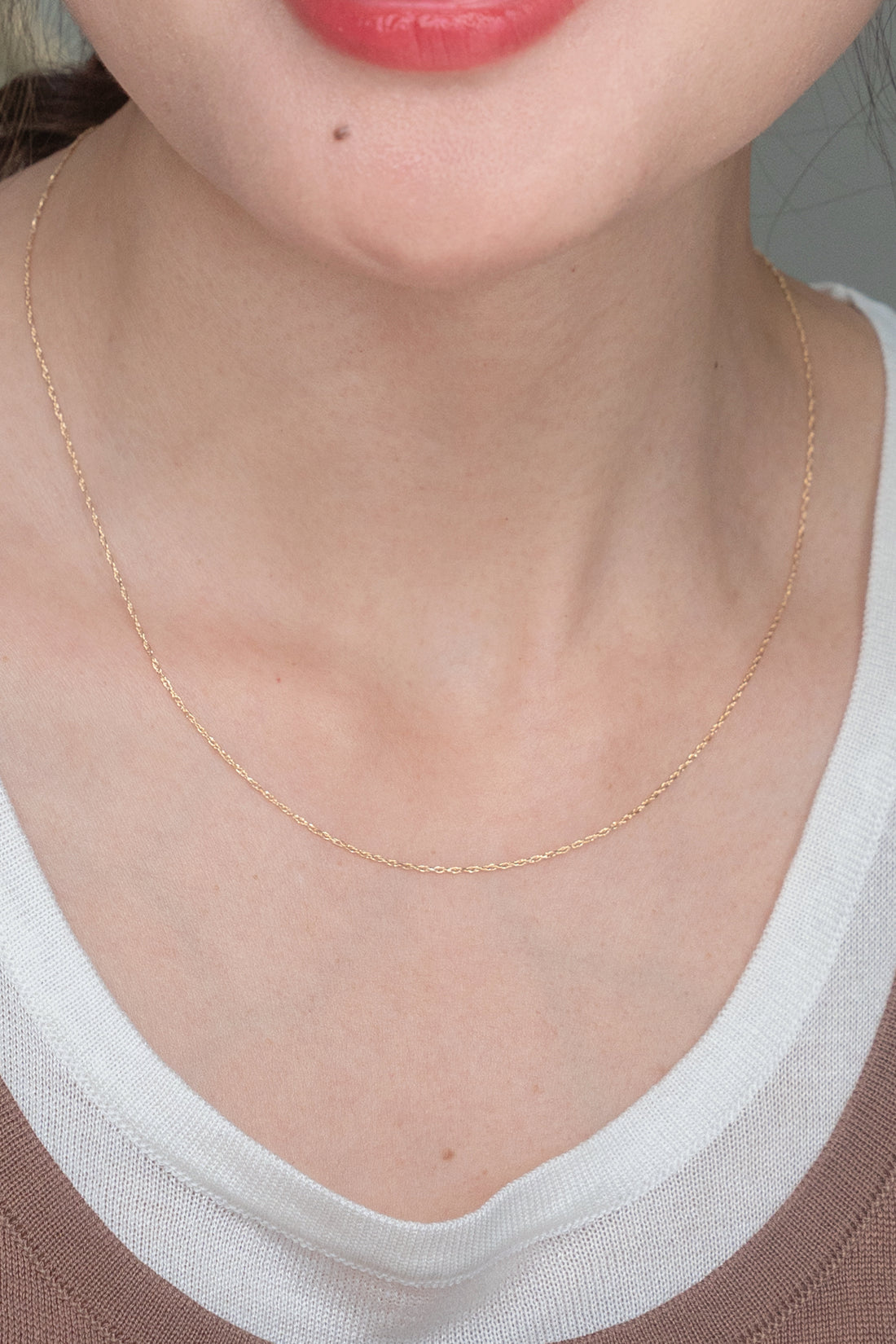 Plain Gold Necklace