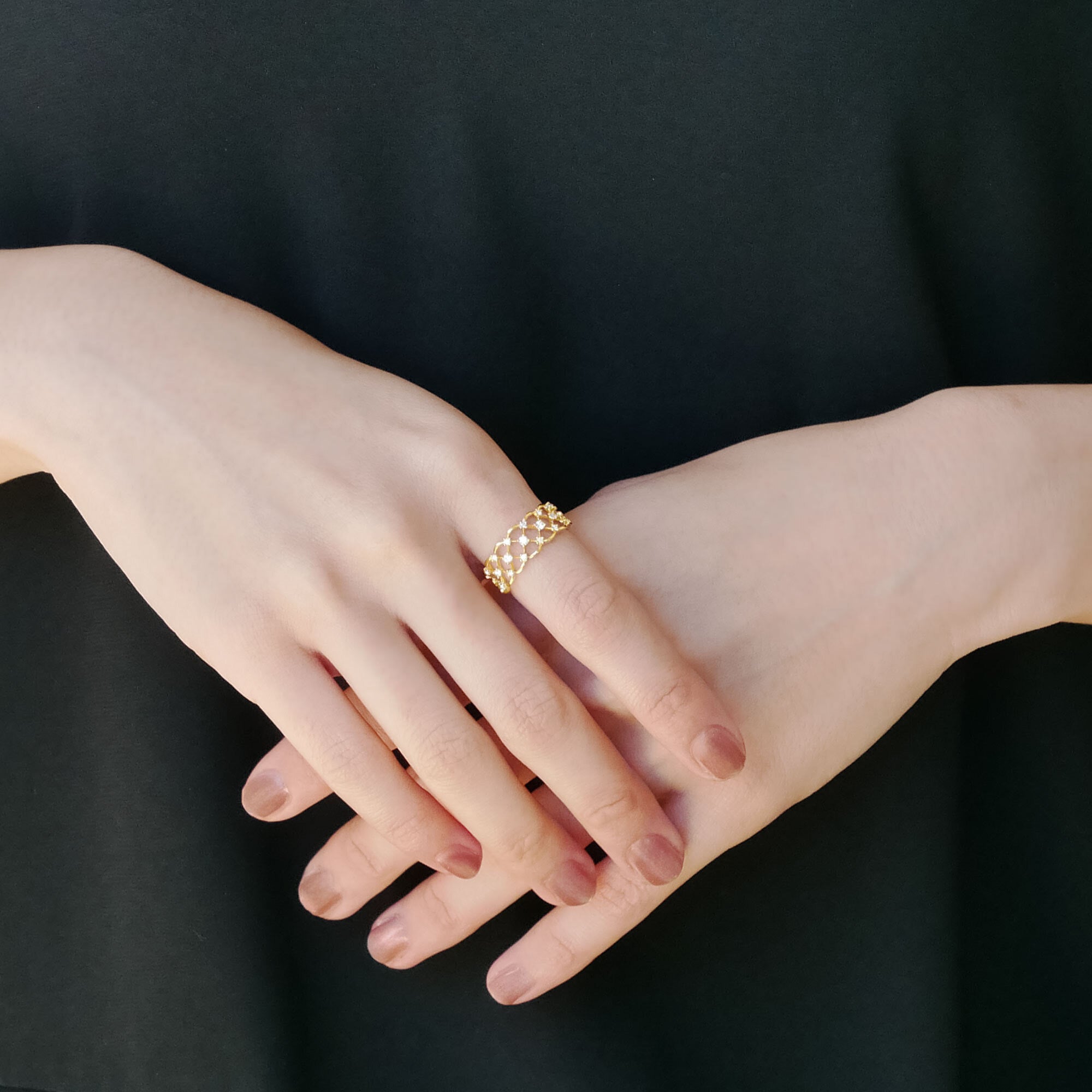 Vendome Aoyama  Diamond Ring K18