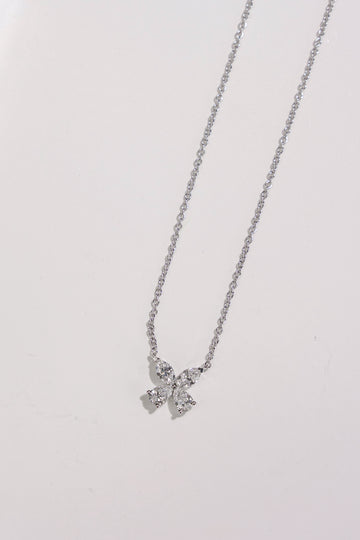 Butterfly Lab-Grown Diamond Pendant Necklace 0.86CT