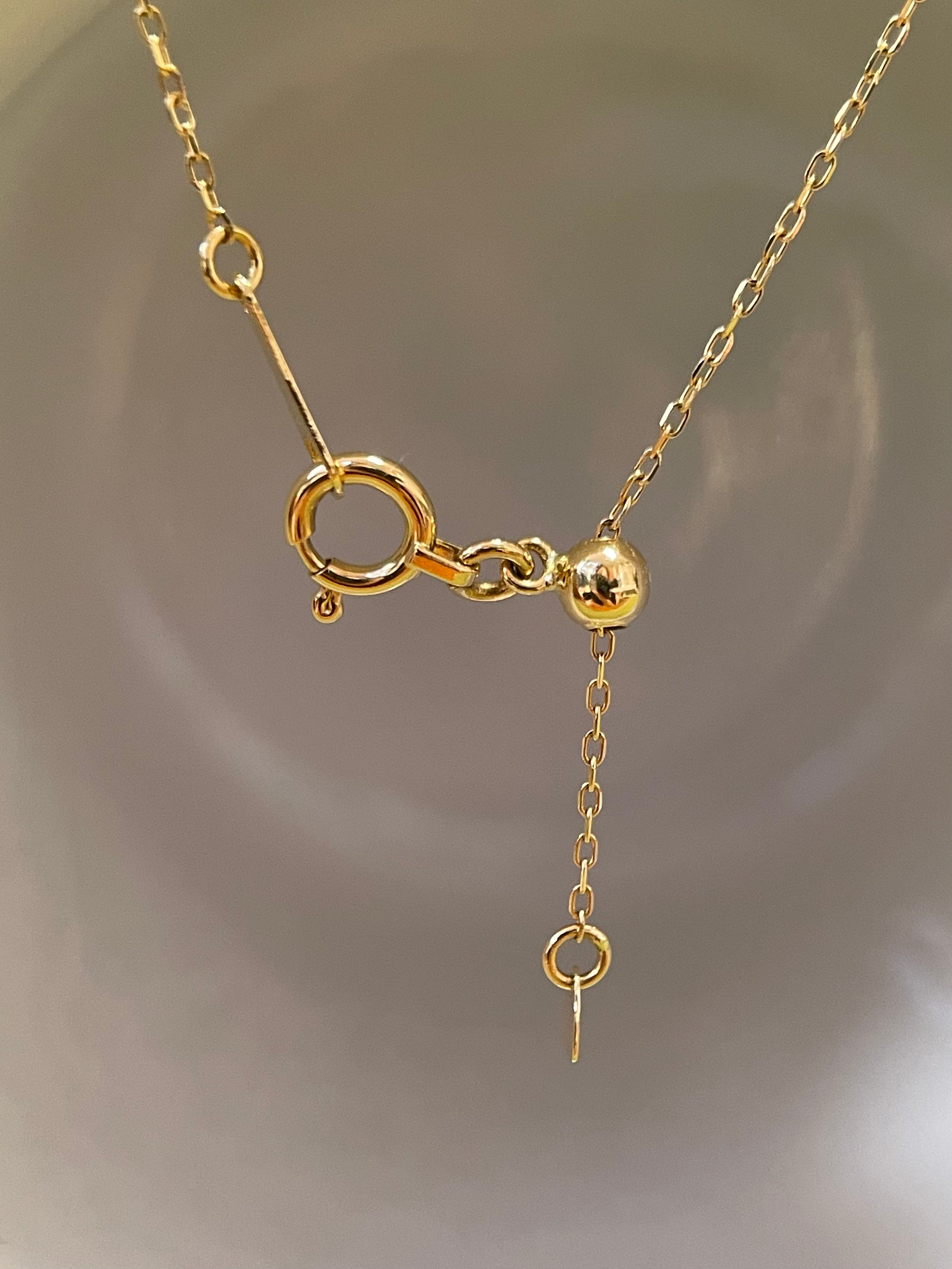 ⭐️5.5mm Akoya Cultured Pearl Necklace In 18K Yellow Gold
