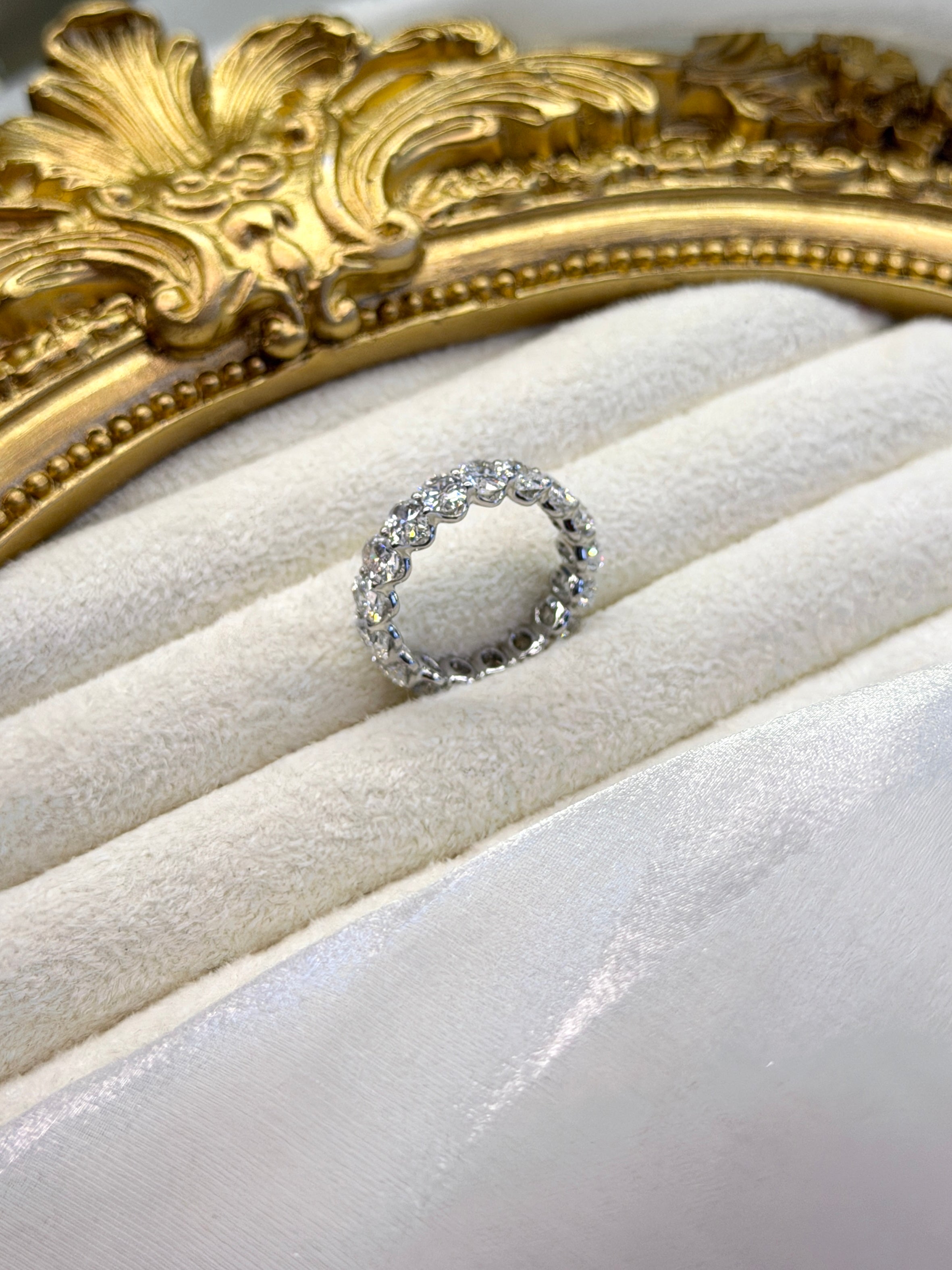 Oval Diamond Eternity Band  5.14CT