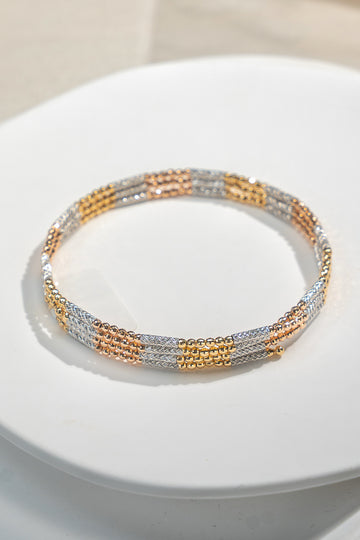 Multi functional three-colour bracelet&necklace