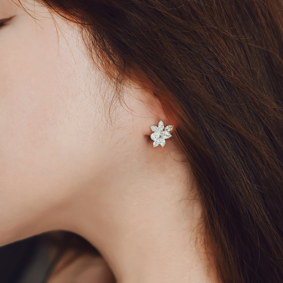 Marquise Cut  Lab-Grown Diamond Earrings