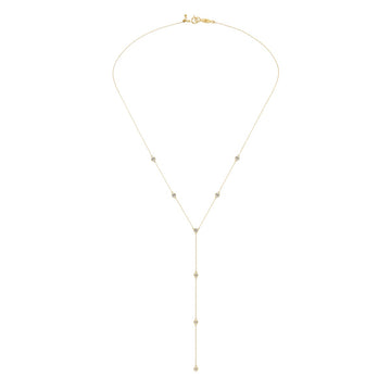 ⭐️Lab Grown Diamond Lariat Necklace(≈0.1ct/p)