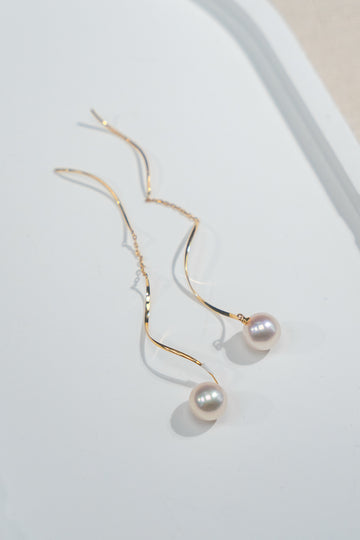 Akoya Cultured Pearl Drop Earrings