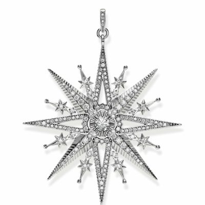 Hela (Charm) Thomas Sabo  | Thomas Sabo Royalty Star Silver Riipus Pe819-643-14