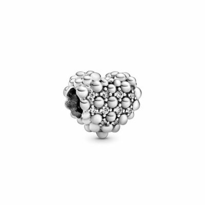 Hela (Charm) Pandora  | Pandora Beaded Sparkling Heart Hela 798681C01