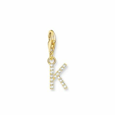 Hela (Charm) Thomas Sabo  | Thomas Sabo Charm Kirjain K Hela Kulta 1974-414-14