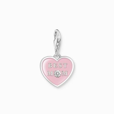 Hela (Charm) Thomas Sabo  | Thomas Sabo Pink Heart Best Mom Hela 2021-007-9