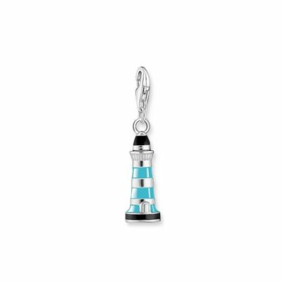 Hela (Charm) Thomas Sabo  | Thomas Sabo Charm Pendant Turkoosi Majakka Hela 1995-007-7