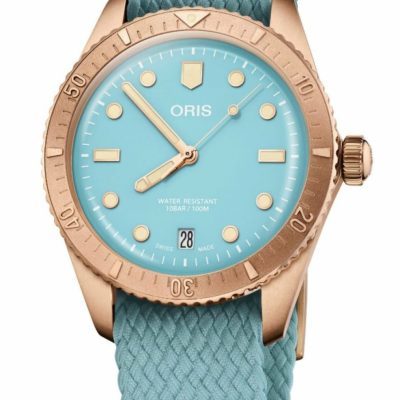 Rannekellot Oris  | Oris Divers Sixty-Five Cotton Candy Edition Blue 01 733 7771 3155